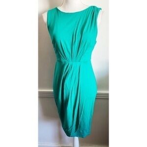 Mossimo • Emerald Green Ruched Side Sheath Dress